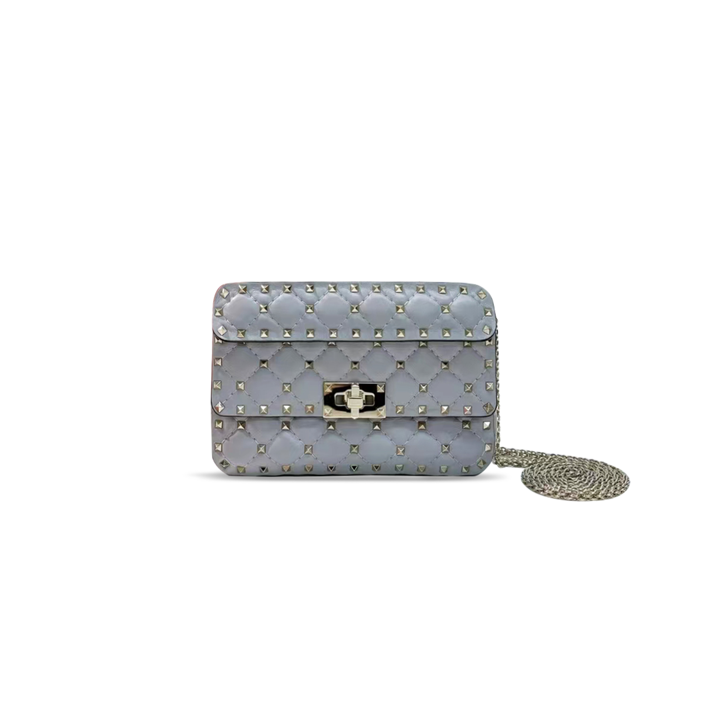 VALENTINO SMALL NAPPA ROCKSTUD SPIKE BAG 5W2B0123NAPI18 (20*11.5*5cm)